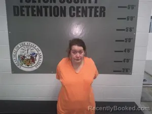 Mugshot of Anna Danielle Foster booked in Fulton County, Arkansas on October 24, 2026