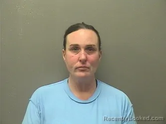Mugshot of Katie Jo Arnold booked in Garland County, Arkansas on August 7, 2026