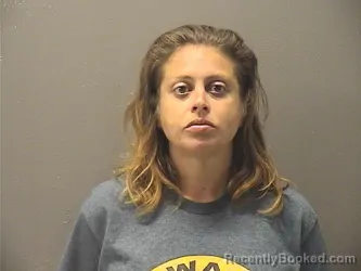 Mugshot of MARY JUSTINA ACKLEY booked in Garland County, Arkansas on June 18, 2026
