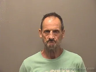 Mugshot of Roger Wayne Alred booked in Garland County, Arkansas on July 26, 2026