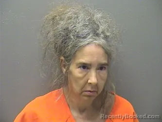Mugshot of Wanda Sue Allen booked in Garland County, Arkansas on September 22, 2026
