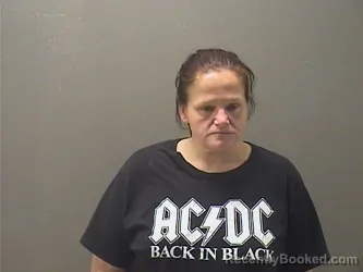 Mugshot of CHRISTINA ANN BURROUGHS booked in Garland County, Arkansas on April 21, 2026