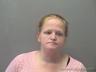 Mugshot of Christina Ann Burroughs booked in Garland County, Arkansas on August 11, 2026