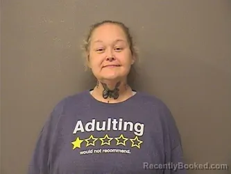 Mugshot of KERI LEAH BURROUGHS booked in Garland County, Arkansas on June 30, 2026