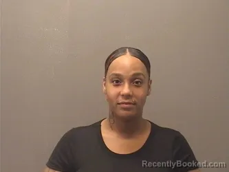 Mugshot of Tia Alyssa Brown booked in Garland County, Arkansas on August 13, 2026