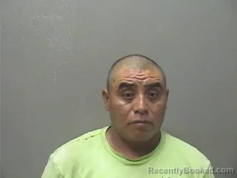 Mugshot of Juan Cocolajay booked in Garland County, Arkansas on October 9, 2026