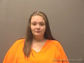 Mugshot of Madison Lea Campbell booked in Garland County, Arkansas on October 9, 2026