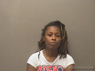 Mugshot of Alexus Dashana Davis booked in Garland County, Arkansas on August 17, 2026