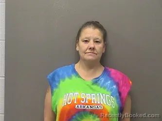 Mugshot of Christie Jewel Dunford booked in Garland County, Arkansas on August 18, 2026