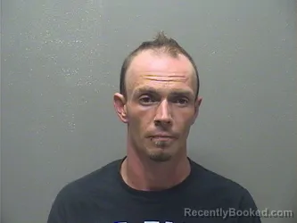 Mugshot of Aaron Ray Estell booked in Garland County, Arkansas on October 8, 2026