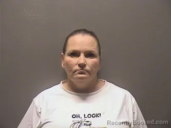 Mugshot of Marlana Ann Efird booked in Garland County, Arkansas on August 8, 2026