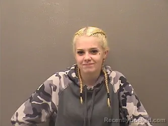 Mugshot of Piper Michelle Eanes booked in Garland County, Arkansas on August 20, 2026
