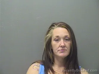 Mugshot of Amanda Faye Gaston booked in Garland County, Arkansas on October 13, 2026