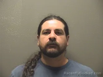 Mugshot of Jesse Benjamin Garcia booked in Garland County, Arkansas on August 23, 2026