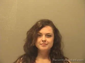 Mugshot of Alyssa Raines Hoffman booked in Garland County, Arkansas on October 13, 2026