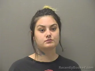 Mugshot of Hannah Jeanmarie Homan booked in Garland County, Arkansas on August 10, 2026