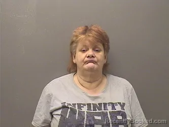 Mugshot of Rhonda Michelle Hendershot booked in Garland County, Arkansas on October 2, 2026