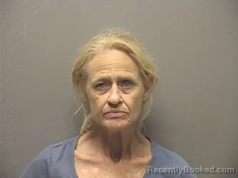 Mugshot of Stephanie Alicia Hammett booked in Garland County, Arkansas on August 16, 2026