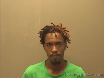 Mugshot of Alexander Donta Johnson booked in Garland County, Arkansas on August 7, 2026