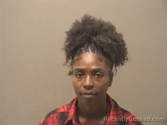 Mugshot of Jayla Rene James booked in Garland County, Arkansas on October 8, 2026