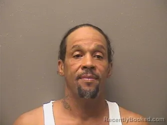 Mugshot of Russell Donell Johnson booked in Garland County, Arkansas on August 20, 2026