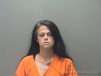 Mugshot of Britney Elaine Knight booked in Garland County, Arkansas on August 4, 2026
