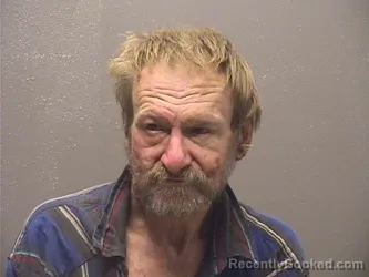 Mugshot of James Duane Kneberg booked in Garland County, Arkansas on October 12, 2026