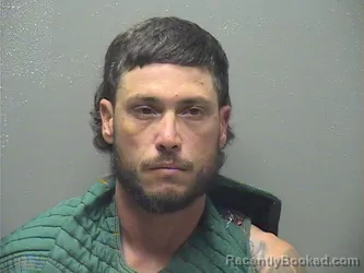 Mugshot of Matthew Charles Lewis booked in Garland County, Arkansas on September 20, 2026