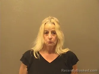Mugshot of Sharon Marie Lewis booked in Garland County, Arkansas on August 13, 2026