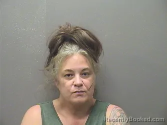 Mugshot of Cynthia Ann Mack booked in Garland County, Arkansas on October 9, 2026