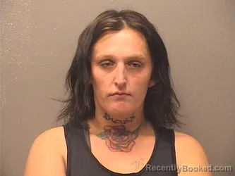 Mugshot of Emily Mackenzie Mattingly booked in Garland County, Arkansas on August 19, 2026