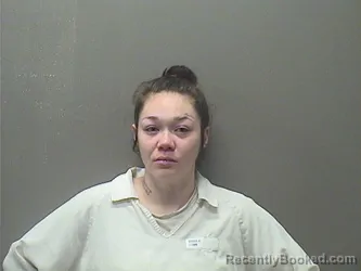 Mugshot of Kylie Leigh Matlock booked in Garland County, Arkansas on August 14, 2026