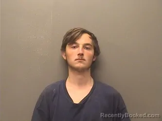 Mugshot of Lucas Cole Mays booked in Garland County, Arkansas on August 15, 2026