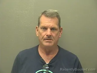 Mugshot of Larry Hershel Miller booked in Garland County, Arkansas on July 28, 2026
