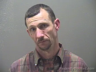 Mugshot of RICHARD EARL JR MCCOY booked in Garland County, Arkansas on April 8, 2026