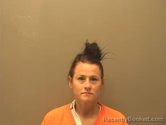 Mugshot of Amber Denee Ornelas booked in Garland County, Arkansas on August 8, 2026