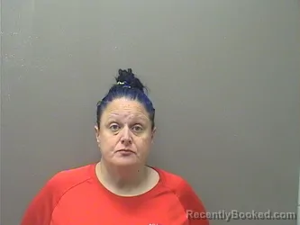 Mugshot of Allison Kay Phillips booked in Garland County, Arkansas on October 12, 2026