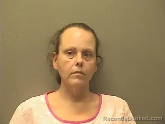 Mugshot of Donna Gail Roberts booked in Garland County, Arkansas on October 6, 2026