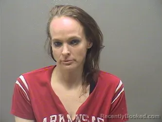 Mugshot of Nikki Cheyenne Ray booked in Garland County, Arkansas on October 9, 2026