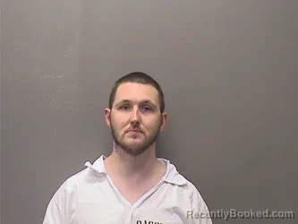 Mugshot of Nicholas Ragsdale booked in Garland County, Arkansas on August 3, 2026