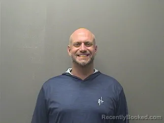 Mugshot of Paul Lee Rennels booked in Garland County, Arkansas on August 3, 2026