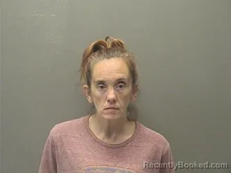 Mugshot of Amanda Renee Swann booked in Garland County, Arkansas on August 4, 2026