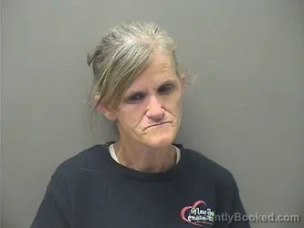 Mugshot of Amanda Gene Stewart booked in Garland County, Arkansas on August 14, 2026