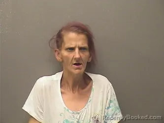 Mugshot of Rebecca Rose Swearingen booked in Garland County, Arkansas on October 23, 2026