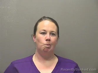 Mugshot of Trisha Kay Veazey booked in Garland County, Arkansas on August 12, 2026