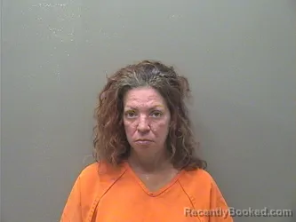 Mugshot of Cora Leann Wright booked in Garland County, Arkansas on August 11, 2026