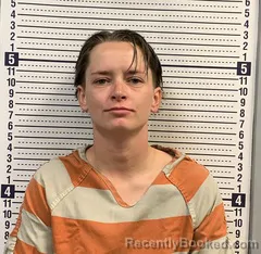 Mugshot of Kaylee Harrell booked in Greene County, Arkansas on August 15, 2026