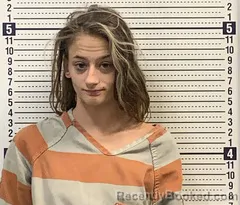 Mugshot of Nevaeh Wallace booked in Greene County, Arkansas on October 4, 2026