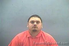 Mugshot of Carlos Geovani Matamoros booked in Hempstead County, Arkansas on August 19, 2026