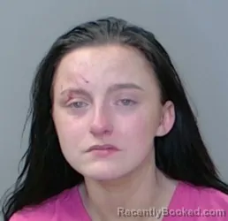 Mugshot of Karleigh Breanna Watford booked in Georgetown County, South Carolina on April 3, 2026